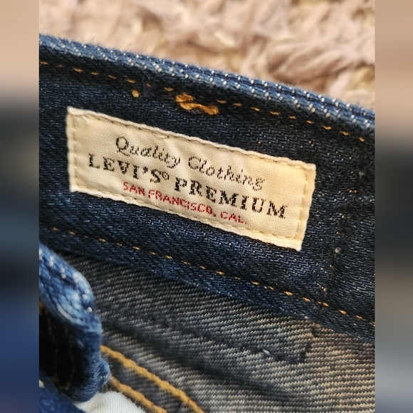 Levis Original blue denim overalls - Picture 5 of 8